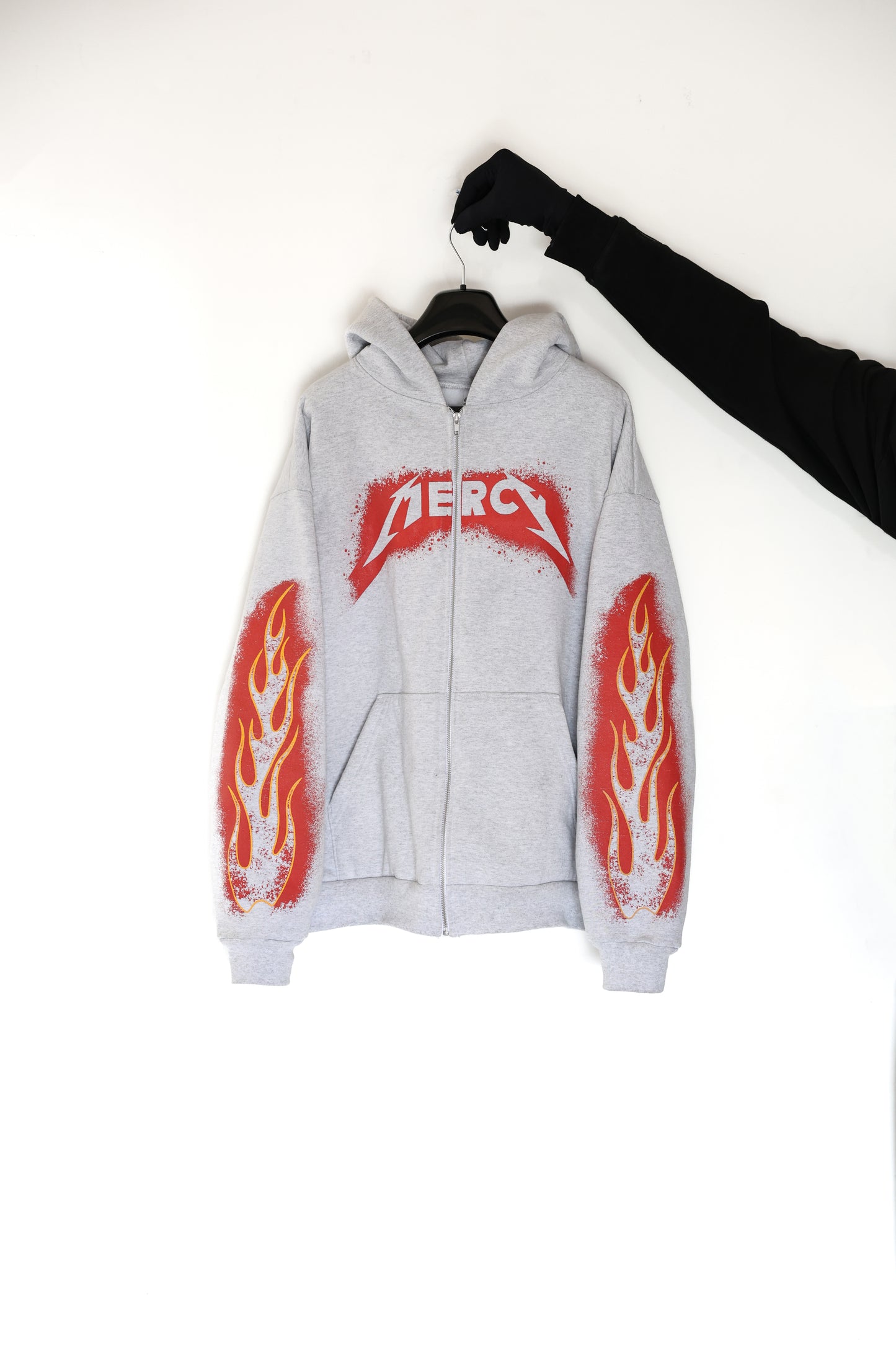 Mercy Lost In Flames (Heartbreak) Zip-Up Hoodie