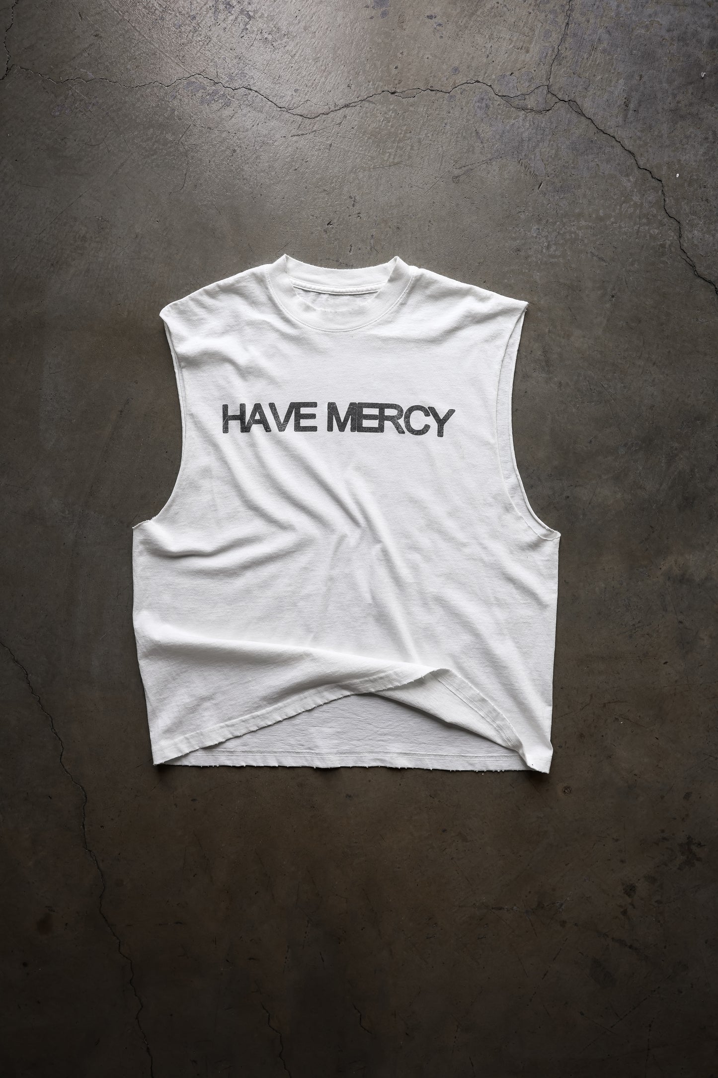 Have Mercy K-9 Cutoff T-Shirt (White)