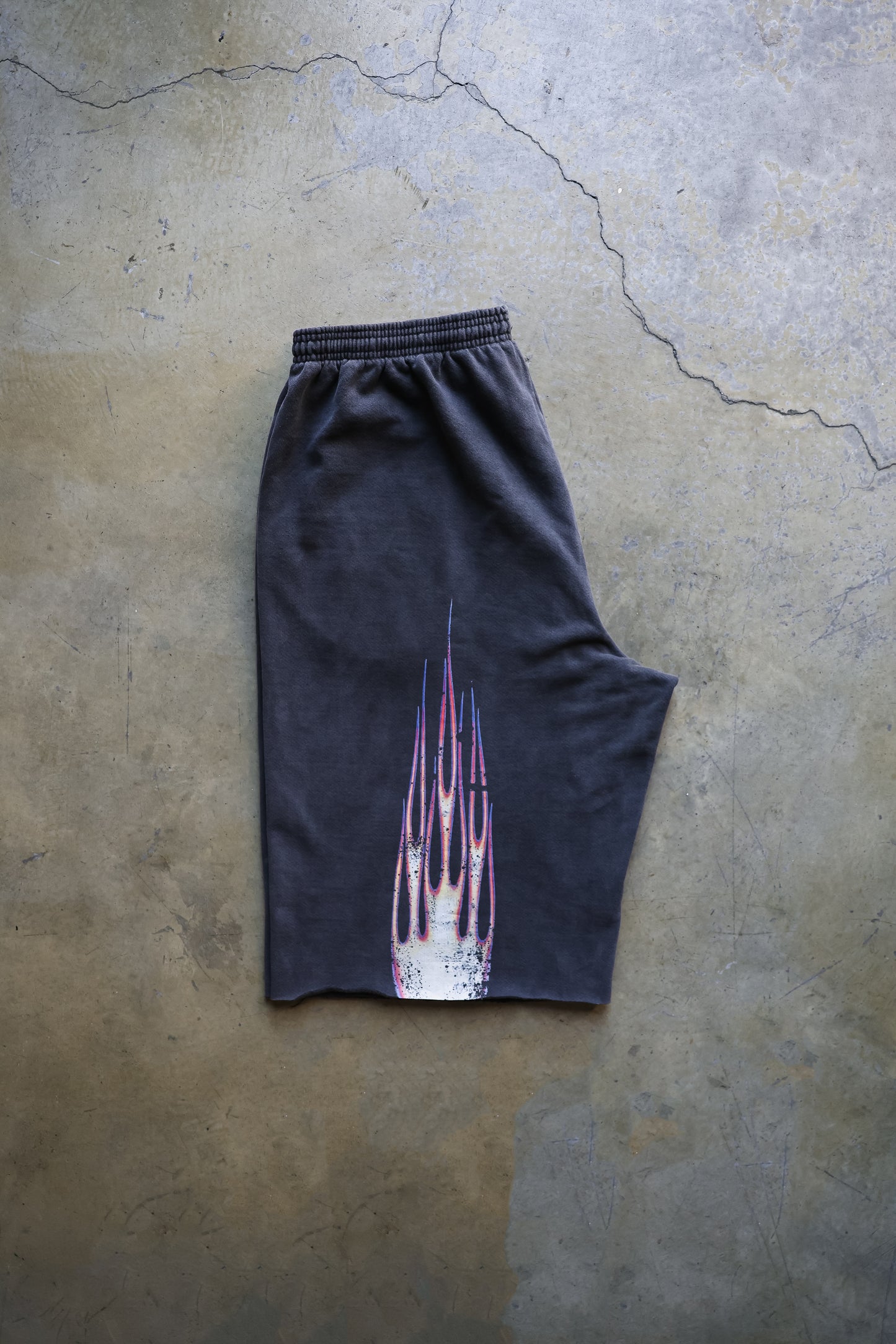 Black Flame 3/4 Shorts